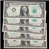 Image 2 : 5x Consecutive 1981 $1 Federal Reserve Notes (Philadelphia, PA), All CU Grades CU