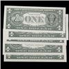 Image 3 : 5x Consecutive 1981 $1 Federal Reserve Notes (Philadelphia, PA), All CU Grades CU