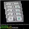 Image 1 : 5x Consecutive 1981 $1 Federal Reserve Notes (Philadelphia, PA), All CU Grades CU