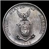 Image 3 : 1944S Philippines 50 Centavos 50c KM# 183 Grades GEM Unc