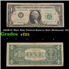 Image 1 : 1963B $1 'Barr Note' Federal Reserve Note (Richmond, VA) Grades vf+