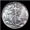 Image 2 : 1943-p Walking Liberty Half Dollar 50c Grades Select Unc