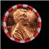 Image 2 : Shotgun Lincoln 1c roll, 1974-d 50 pcs Bank Wrapper.