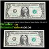 Image 1 : 5x Consecutive 2009 $1 Federal Reserve Notes (Dallas, TX), All CU Grades CU