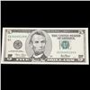 Image 2 : 2001 $5 Green Seal Federal Reserve Note Grades Gem CU