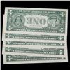 Image 3 : 5x Consecutive 1974 $1 Federal Reserve Notes (Philadelphia, PA), All CU Grades CU