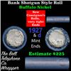 Image 1 : Buffalo Nickel Shotgun Roll in Old Bank Style 'Bell Telephone'  Wrapper 1927 &d Mint Ends
