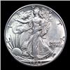 Image 2 : 1942-d Walking Liberty Half Dollar 50c Grades Select Unc