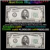 Image 1 : ***Auction Highlight*** 6 x Consecutive Serial Numbered 1934 $5 Green Seal Federal Reserve Notes (Ka