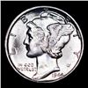 Image 2 : 1944-d Mercury Dime 10c Grades GEM+ FSB