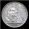 Image 2 : ***Auction Highlight*** 1861-o Seated Half Dollar W-09 CSA Issue 50c Graded Choice Unc PL BY USCG (f