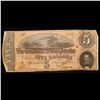 Image 2 : 1864 $5 Confederate Note, T69 Grades vf+