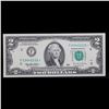 Image 2 : 1995 **Star Note** $2 Federal Reserve Note (Atlanta, GA) Grades Choice AU/BU Slider