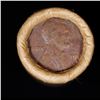 Image 2 : Mixed small cents 1c orig shotgun roll, 1913-d Wheat Cent, 1899 Indian Cent other end, Brinks Wrappe
