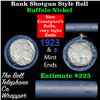 Image 1 : Buffalo Nickel Shotgun Roll in Old Bank Style 'Bell Telephone'  Wrapper 1923 &s Mint Ends