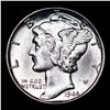 Image 2 : 1944-d Mercury Dime 10c Grades GEM++ FSB