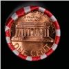 Image 2 : Shotgun Lincoln 1c roll, 1974-d 50 pcs Bank Wrapper.
