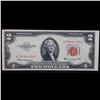 Image 2 : 1953C $2 Red Seal United States Note Key To The Series Grades vf+