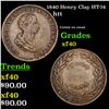 Image 1 : 1840 Henry Clay Hard Times Token HT-74 1c Grades xf