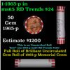 Image 1 : Shotgun Lincoln 1c roll, 1965-p 50 pcs Bank Wrapper.
