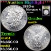 Image 1 : ***Auction Highlight*** 1883-s Morgan Dollar $1 Graded Select+ Unc BY USCG (fc)