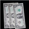Image 2 : 3x Consecutive 1974 $1 Federal Reserve Notes (Philadelphia, PA), All CU Grades CU