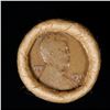 Image 2 : Mixed small cents 1c orig shotgun roll, 1918-d Wheat Cent, 1891 Indian Cent other end, Brinks Wrappe