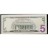 Image 3 : **Star Note** 2006 $5 Green Seal Federal Reserve Note Grades Choice AU/BU Slider