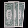 Image 3 : 3x Consecutive 1963A $1 Federal Reserve Notes (Philadelphia, PA), All CU Grades CU