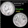 Image 1 : 1944S Australia 3 Pence 3p KM# 37 Grades Select Unc