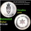 Image 1 : Proof 1867-1967 Confederation of Canada Commemorative Medallion Grades Select Proof