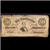 Image 2 : 1864 $50 Confederate Note, T66 Grades vf details