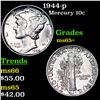 Image 1 : 1944-p Mercury Dime 10c Grades GEM+ Unc