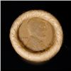 Image 2 : Mixed small cents 1c orig shotgun roll, 1919-d Wheat Cent, 1863 Indian Cent other end, Brinks Wrappe