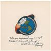 Image 1 : Apollo 7 Insignia Artwork Signed by Walt Cunningham