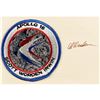 Image 2 : Al Worden Signed Commemorative Patch Souvnier