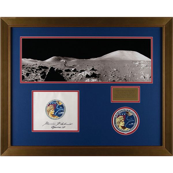 Harrison Schmitt's Apollo 17 Flown Beta Cloth