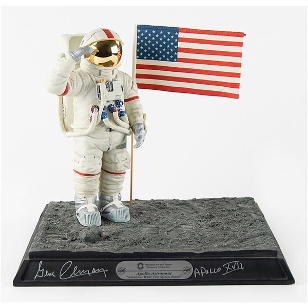 Gene Cernan Signed 'Apollo Astronaut' Model