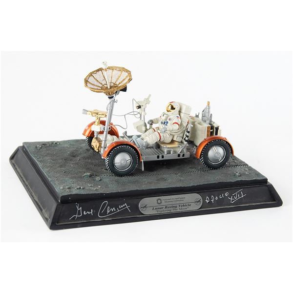 Gene Cernan Signed 'Lunar Rover Vehicle' Model