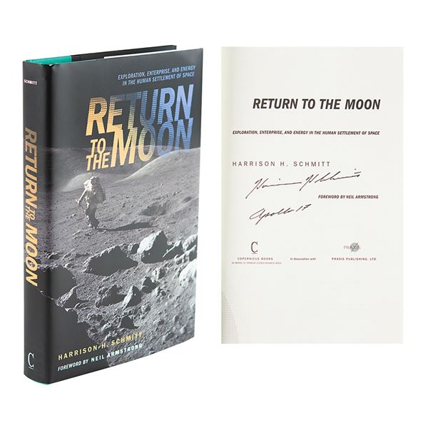 Harrison Schmitt Signed Book