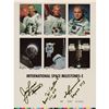 Image 1 : Astronauts Signed Trading Card Sheet