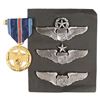 Image 1 : NASA Astronaut Wings and Exceptional Bravery Medal