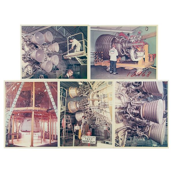 Saturn V Rocketdyne Engine Test Photographs (5)