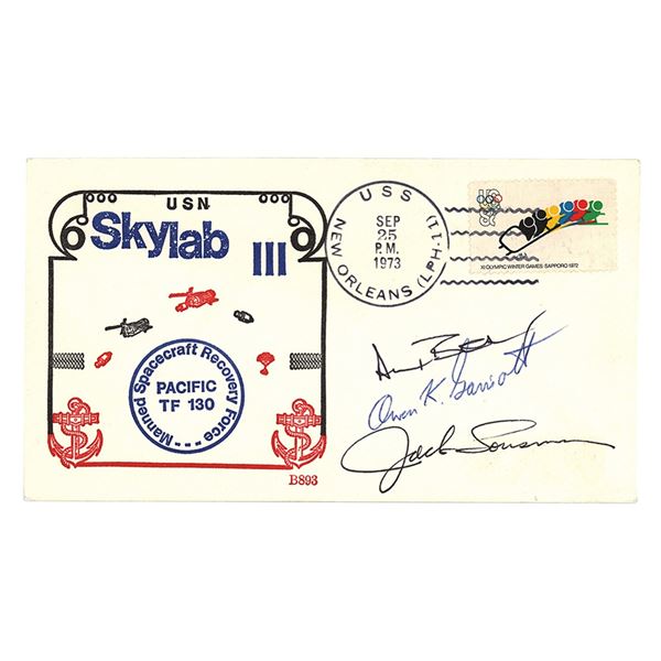 Skylab 3 Signed Recovery Cover