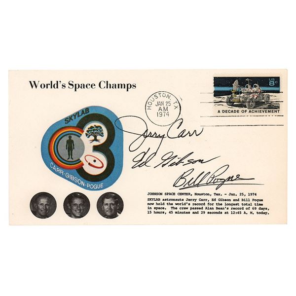 Skylab 4 Signed Cover