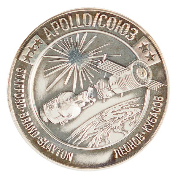 Gerald Carr's Apollo-Soyuz Robbins Medallion