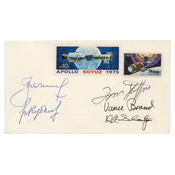 Apollo-Soyuz Signed Cover