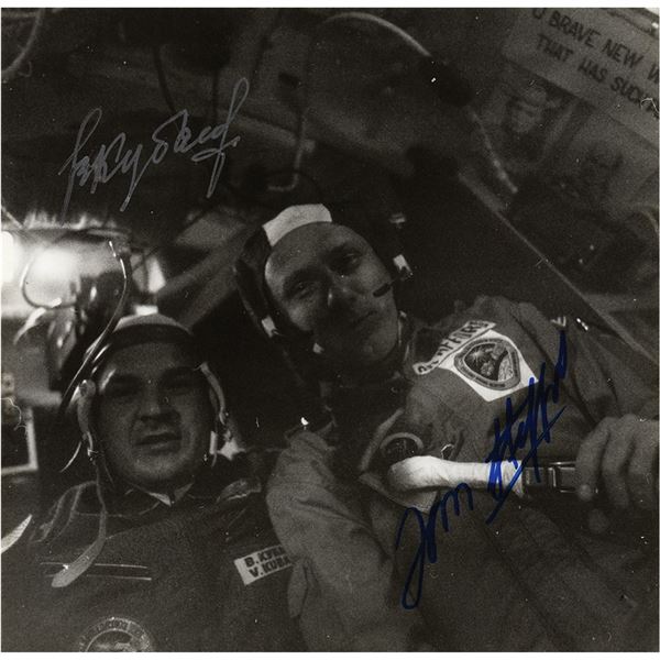 Tom Stafford and Valery Kubasov Signed Photograph