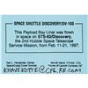 Image 2 : STS-82 Payload Bay Liner Swatches (Attested as Flown)