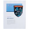 Image 1 : SpaceX Dragon Employee Patch with Flown Parachute Fabric
